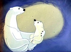 Умка из мультика про белых медведей