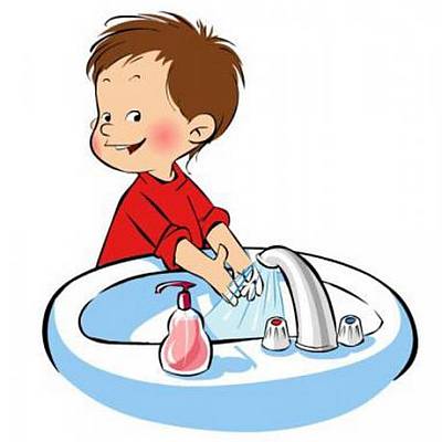 Как правильно мыть руки в картинках для детей